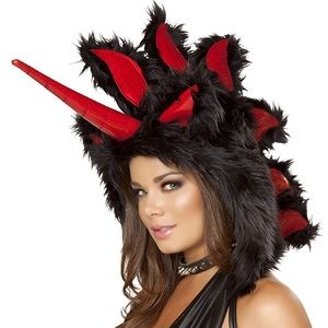 J. Valentine Black Magic Unicorn Hood